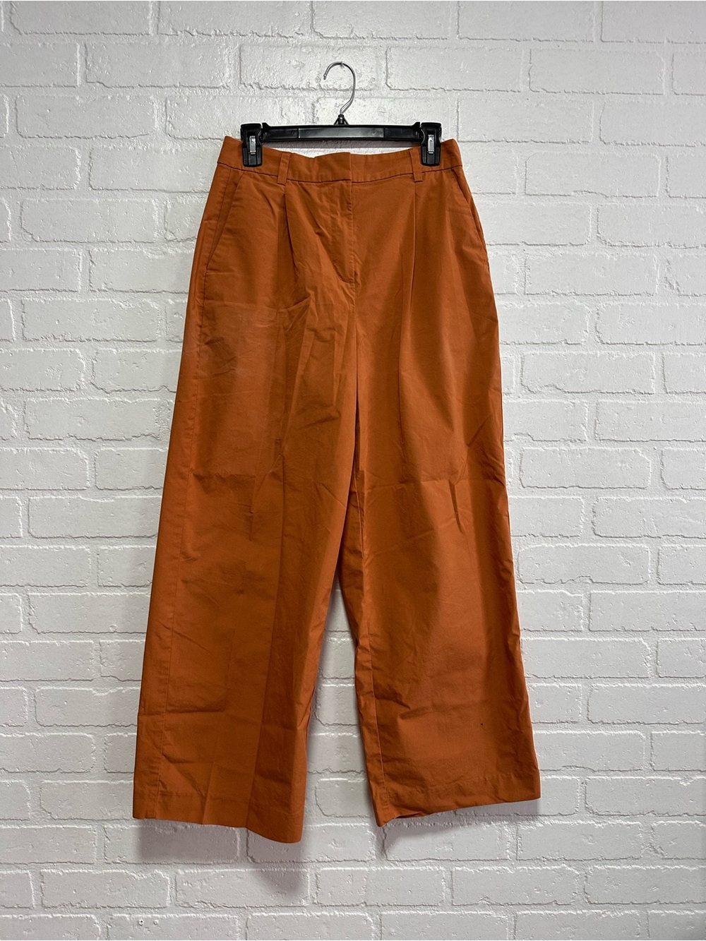 Old Navy orange wide leg trousers